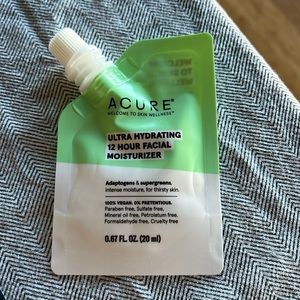 Acure Ultra hydrating 12h facial moisturizer- NEW